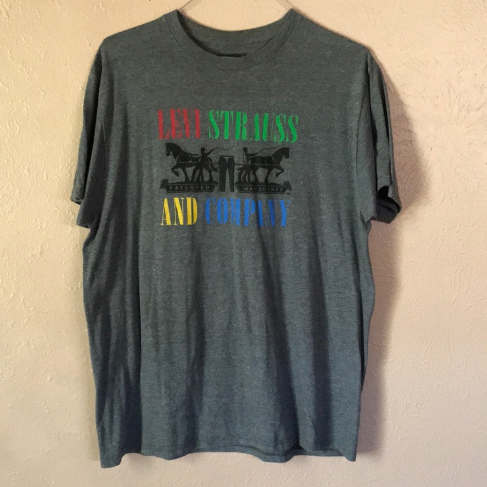 Levi's Graphic Logo T-Shirt men's size XL Grey
